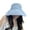 Blue, variant on Summer Wide Brim Women Cap Sun Hat with Bow Foldable Soft Texture Windproof,Fashion And Elegant,Suitable For Travel