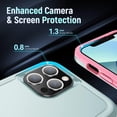 thumbnail image 4 of Funda para iPhone 13 Pro con soporte magnético para coche y protección de doble capa de grado militar a prueba de golpes para mujeres y niñas (verde y rosa), 4 of 8