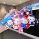 thumbnail image 3 of Nuevo creativo 3D PVC dibujos animados Anime llavero con anilla para llaves colgante al por mayor Linda figura de Sanrio vestir llavero de Hello Kitty regalos, 3 of 4