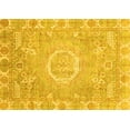 thumbnail image 1 of Ahgly Company Machine Washable Indoor Rectangle Oriental Yellow Traditional Area Rugs, 2' x 5', 1 of 4