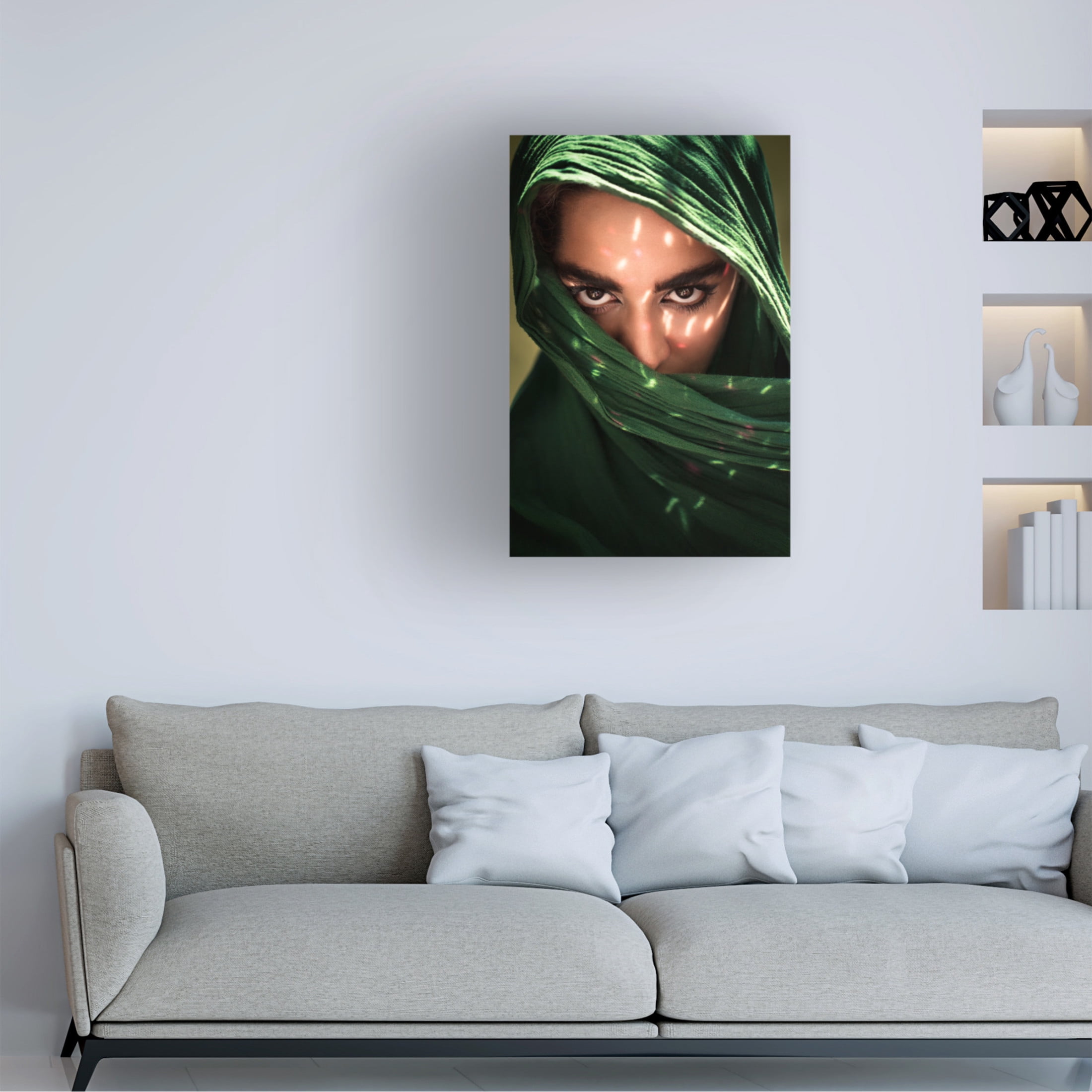 Trademark Fine Art Mehdi Mokhtari Fateme Canvas Wall Art