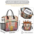 thumbnail image 5 of OBREWU Pioneer Flower Womens Lunch Box for Work,Insulated Large Pioneer Flower Lunch Bag for Women,Loncheras Para Mujer,Leakproof Adult Lunch Bag for Work,Beach,Travel,Picnic,Camping, 5 of 7