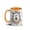 Circle Checker, variant on NH2 Creative Halloween Ghost Coffee Mug, Orange Ceramic 15oz