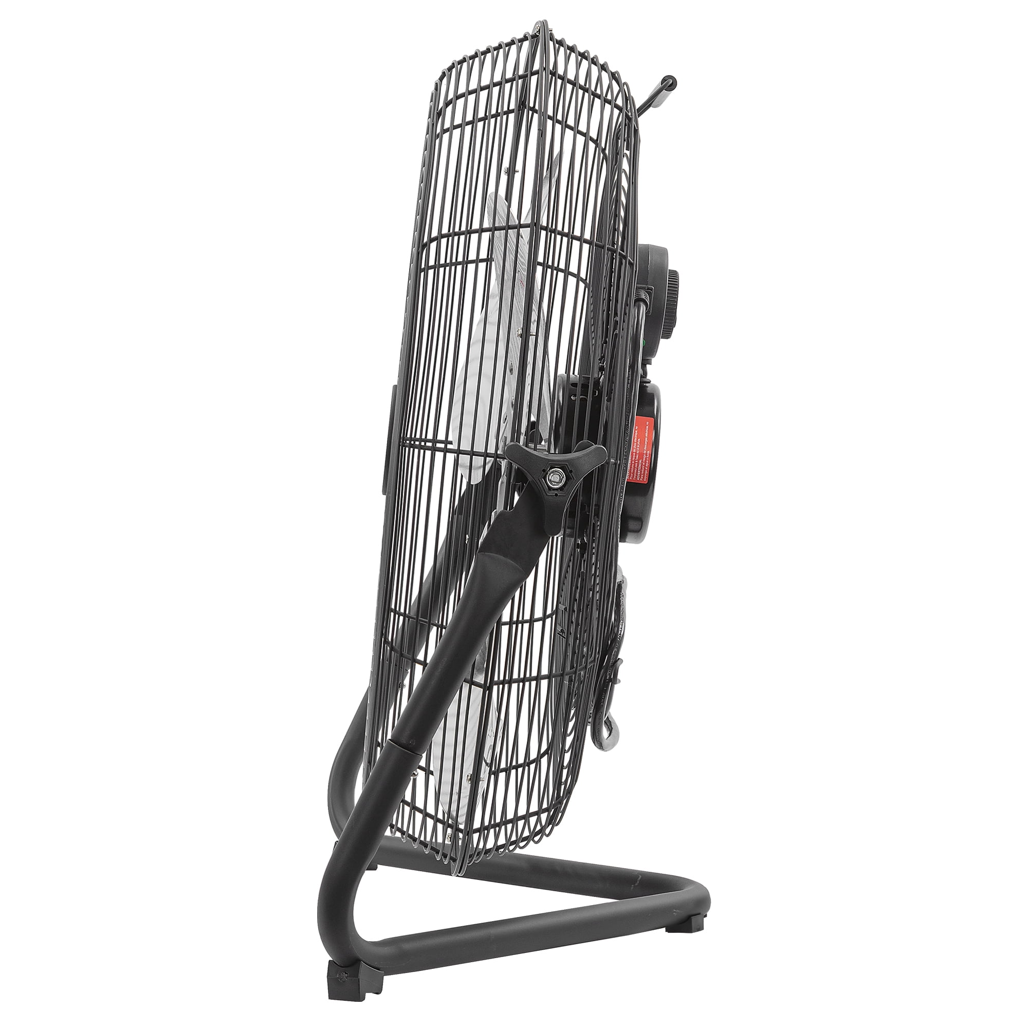 Caterpillar® Fan 20" High-Velocity 3-Speed Metal Floor Fan, 5000 CFM, Black