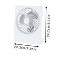 thumbnail image 3 of Xihbxyly Ventilador de Escritorio Usb, Portátil, de Circulación, Silencioso y de Bajo Consumo, Ideal para Oficina, Hogar y Dormitorio, Ideal para Personas Mayores, Tamaño Compacto, 5 W de Potencia (1, 3 of 7