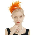 thumbnail image 6 of Felizhouse 1920s Fascinator Feather Headband Kentucky Derby Tea Paty Hat Headpiece for cocktail Party, 6 of 6