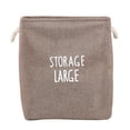 thumbnail image 1 of Cajas de tela plegables de gran capacidad para la ropa sucia marrón, 1 of 9