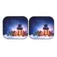 thumbnail image 7 of Balery 2 Piece Lantern On Snow With Christmas Car Windshield Sun Shade|Foldable Front Windshield Shade for Car Front Window for Most Sedans SUV Truck-Large, 7 of 7