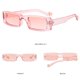 thumbnail image 3 of Gafas de sol rectangulares retro vintage para mujer Gafas rectangulares gruesas, 3 of 5