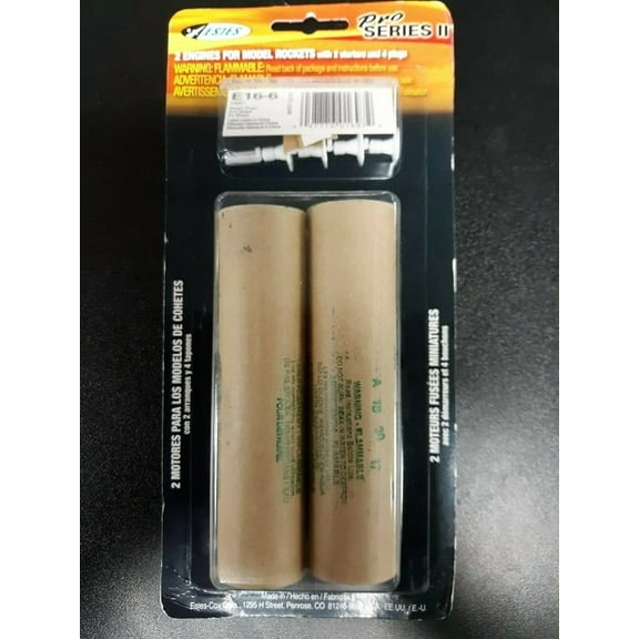 EST1697 E16-6 29mm PS-II ENGINE (2/PACK) by Estes