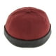 thumbnail image 1 of Sombrero Docker de moda urbana para hombre y mujer, gorra sin ala, gorra marinera sin ala rojo, 1 of 9