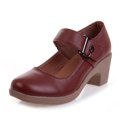 thumbnail image 1 of Zapatos de baile modernos Four Seasons, zapatos de baile cuadrados con velcro, zapatos de baile para mujer, zapatos de baile de suela blanda y tacón medio, 1 of 6