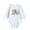 White, variant on XDZJLR My First Christmas Baby Boy Outfit My First New Year Clothes New Year Letter Print Jumpsuit Set Rompers White 9-12 Months