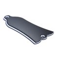 thumbnail image 4 of 2 Holes Bell-shaped PVC Truss Rod Cover Plate Scroll Plate for Gibson LP SG Flying V ES Guitar Black, 4 of 5