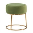 thumbnail image 3 of Linon Carly Metal Accent Vanity Stool in Green, 3 of 10