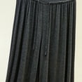 thumbnail image 5 of Womens Plus Size Wide Leg Palazzo Pants Drawstring Elastic Waist Pleated Flowy Trousers Fashion Vacation Workout Pants Gray, 5 of 5
