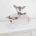thumbnail image 5 of NoJo Watercolor Deer 4 Piece Nursery Crib Bedding Set, Pink/Grey/White/Blue, 5 of 6