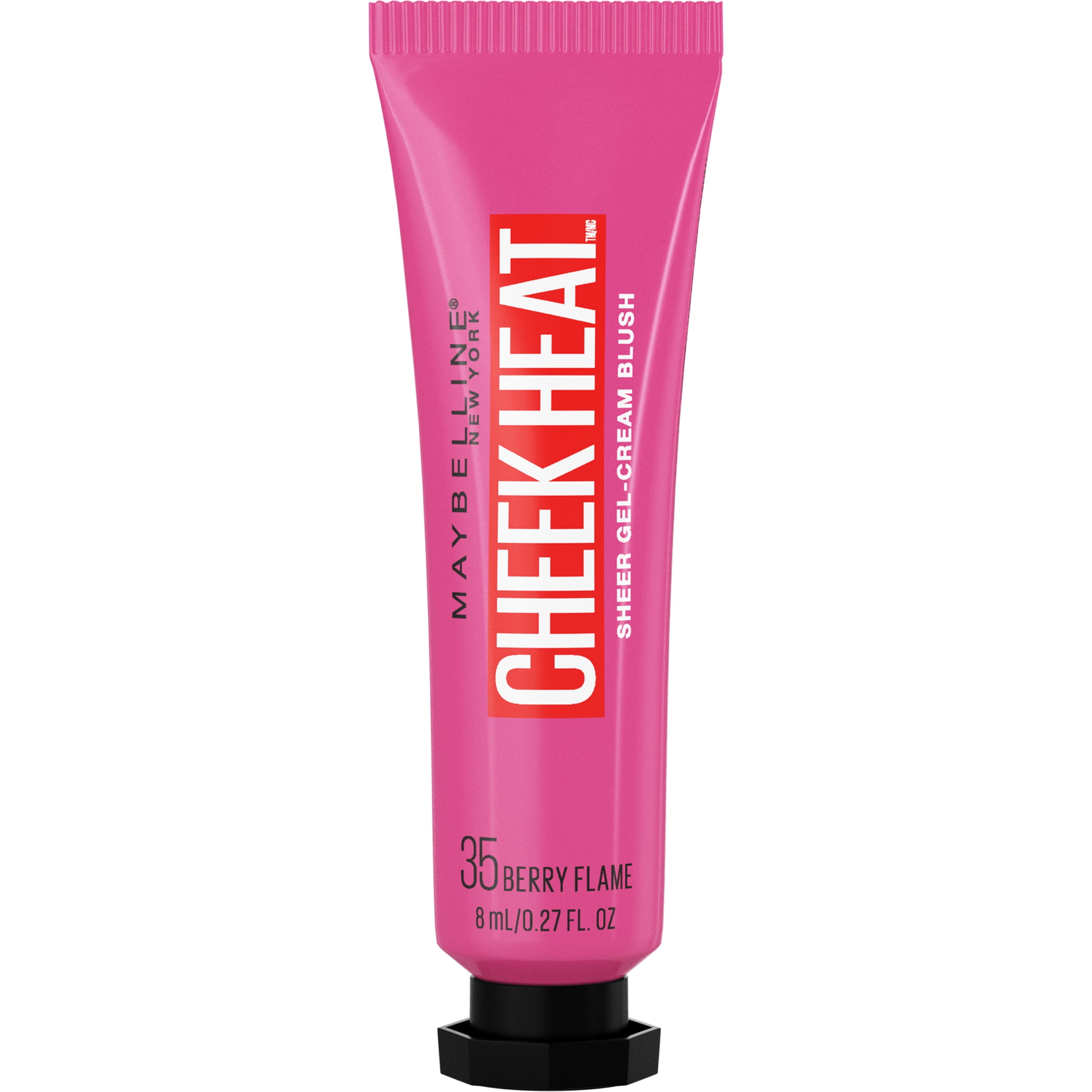 Maybelline Cheek Heat GelCream Blush, Face Makeup, Berry Flame, 0.27