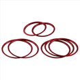 thumbnail image 1 of 7Pcs Red Exterior A/C Air Vent Outlet Ring Cover Trim for Mercedes, 1 of 5