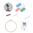 thumbnail image 6 of Punch Embroidery Starter Kits Punch Tool Threader Fabric Embroidery Hoop Yarn Rug Punch Planter, 6 of 7