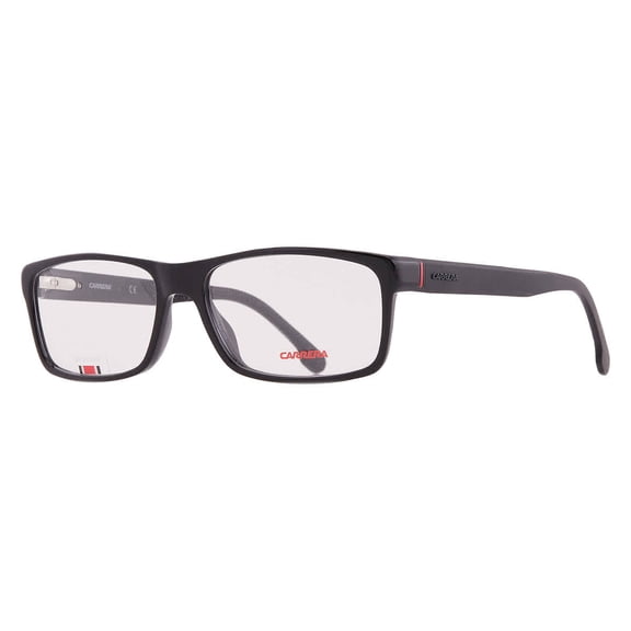 Carrera 8852 Full Rim Rectangular Black Eyeglasses