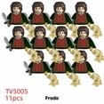 thumbnail image 5 of 11Pcs Medieval Elf Guard Figures – LOTR Mini Building Blocks Set for Fantasy Castle Scene, DIY Assembly Toy Gift for Fans, 5 of 8