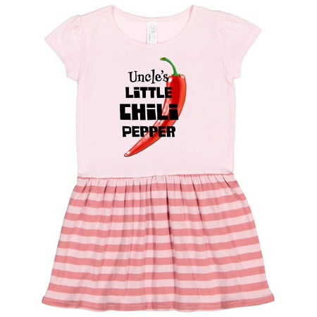 

Inktastic Uncle s Little Chili Pepper Gift Toddler Girl Dress