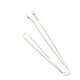 thumbnail image 1 of 70cm Long Non-slip Copper Eyeglass Sunglasses Chain Cord Neck Strap Holder (Silver), 1 of 5