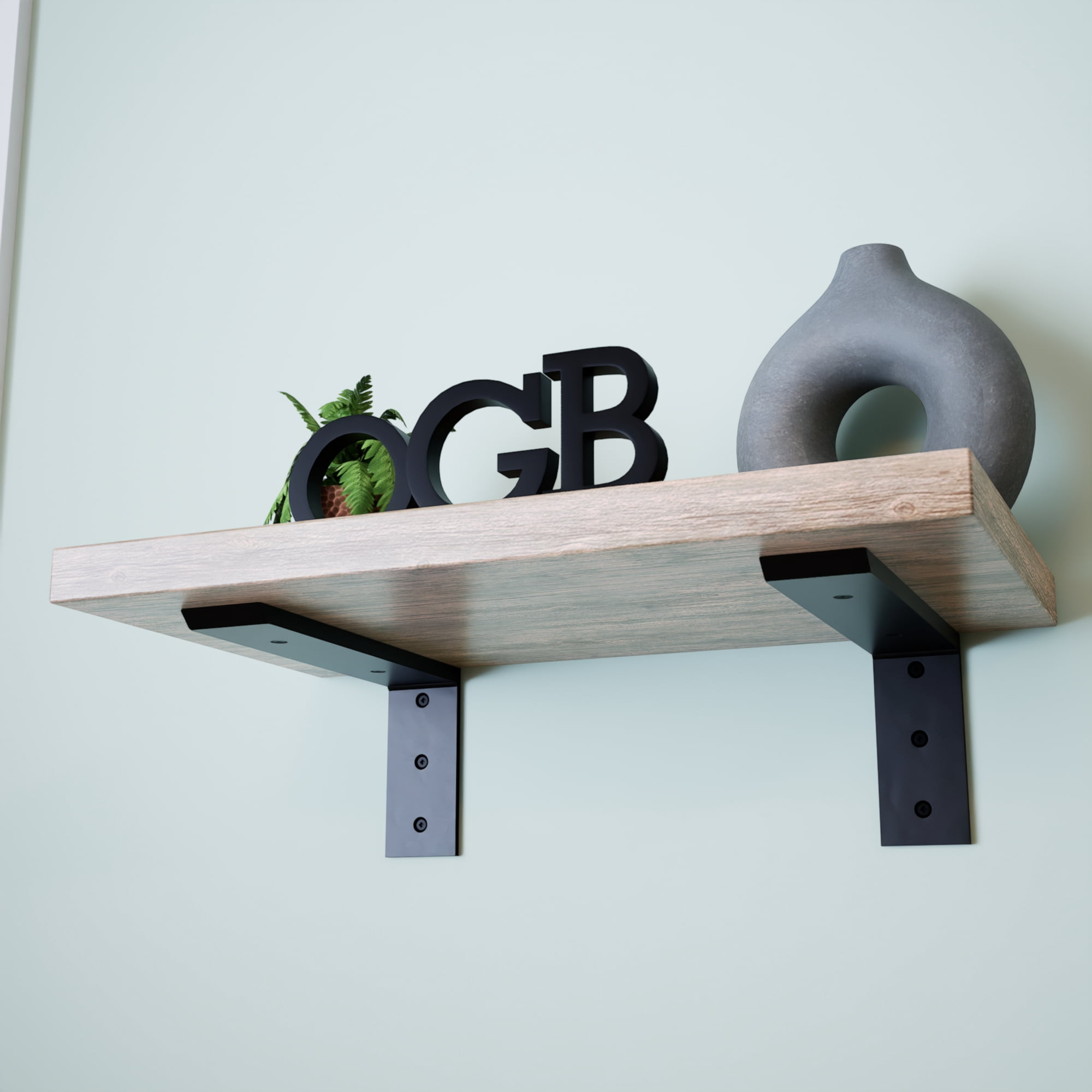 Regular Wood Shelf Bracket - 10x06