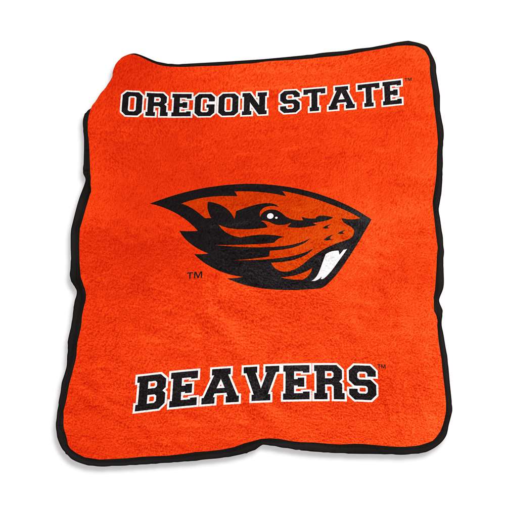 Oregon State Beavers Mascot Throw Blanket