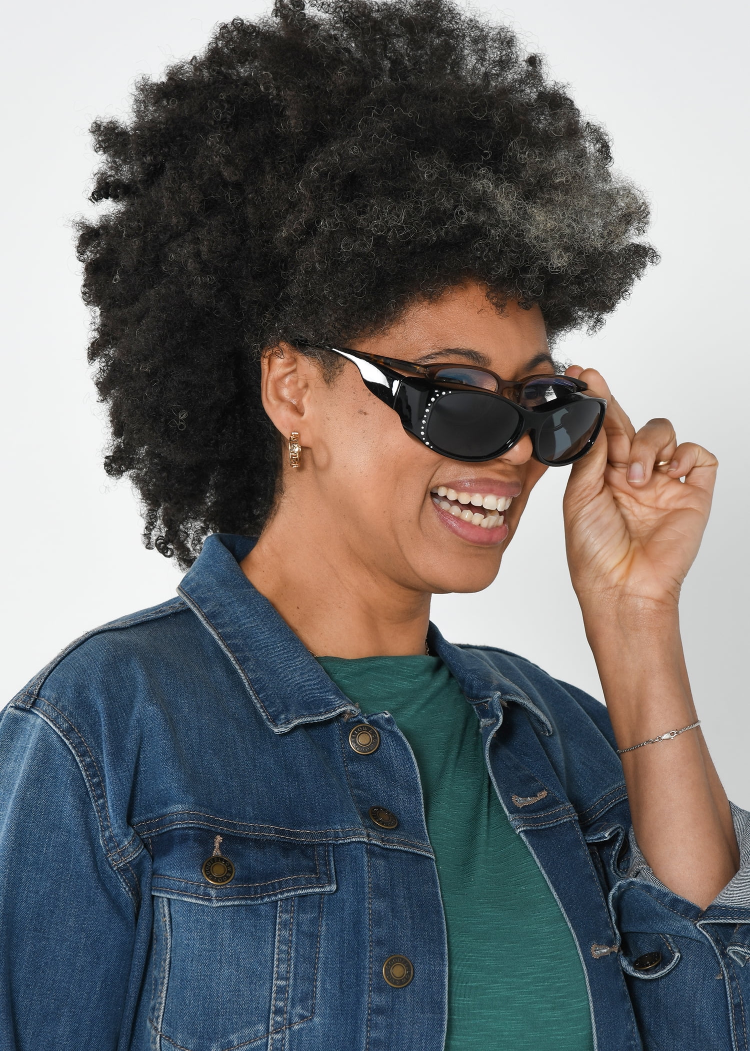 Solar Shield Dioptics Oval Fashion Sunglasses