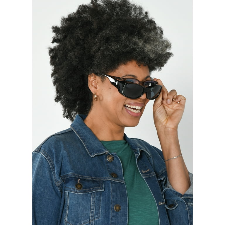 Foster Grant Solar Shield Polarized Fit Over Sunglasses, Unisex