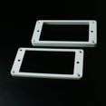 thumbnail image 4 of Set of 2 Humbucker Pickup Mounting Rings for bridge and neck pckups,Curved bottom,White, 4 of 4