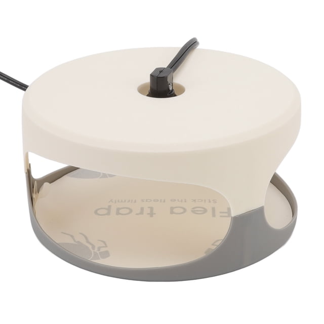 Trampa para pulgas casera, captura de pulgas con cúpula adhesiva Luz para pulgas Trampa para pulgas para interiores Rendimiento finamente ajustado