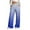 Blue, variant on CaiJunJia Womens Wide Leg Sweatpants Casual Loose Pants Comfy Lounge Joggers Baggy Sweatpants Pockets