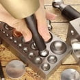thumbnail image 6 of Deluxe Metalwork Doming and Dapping Set Block and Punches, 40 Piece Set, Steel, 6 of 7