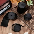 thumbnail image 4 of 2" Wide Black Faux Grain Buffalo Leather Strips 79" Long Pu Leather Straps 1.2mm Thick Leather Cord Single Sided Leather Roll Matte Synthetic Leather Supplies for Notebook Covers Pillows DIY, 4 of 8