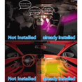 thumbnail image 4 of Luces LED interiores para coche 4 tiras App Control telemando Lámpara de atmósfera RGB apta para fiestas Iluminación de USB de 5 V de 32 cm, 4 of 9