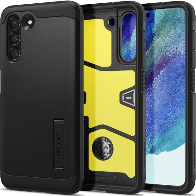 Funda Spigen Tough Armor para el Galaxy S21 FE negra 2021