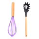 thumbnail image 1 of Juego de utensilios de cocina de 2 piezas, utensilios de cocina de silicona para utensilios de cocina antiadherentes con mango de madera, 1 of 5