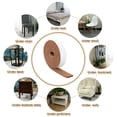 thumbnail image 7 of Felt Strips with Adhesive Backing, 4 Pack 1" x 60" x 0.2" Adhesive Felt Strips Anti Scratch Furniture Felt Tapes Self-Stick Felt Pads for Protecting Hardwood Floor, Light Brown, 7 of 7