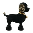thumbnail image 4 of Estatua de resina con cuentas de perro para escritorio, mesa de comedor, centro de mesa, adorno de cachorro Negro, 4 of 9