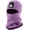 Purple, variant on Winter Balaclava Knitted Ski Mask with LED Light - Fleece Lined Full Cover Windproof Snow Mask for Skiing, Motorcycling