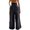 A-Black1517, variant on Womens Leather Wide Leg Pants High Waist Belted Pleated Full Length Trousers Chic Stylish Party Casual Streetwear Bottoms