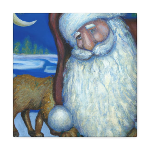 North Pole Frozen Scene - Canvas