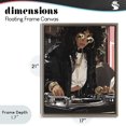 thumbnail image 4 of Stupell Industries Modern DJ Focused On Turntables Brown Floating Frame Canvas Art, 17 x 21, by Franklyn Gregory, 4 of 8