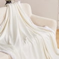 thumbnail image 6 of Deconovo Christmas Sherpa Plush Throw Blanket, Soft Warm Cozy Blanket for Couch Sofa Bed, Machine Washable Decorative Holiday Gift, 60"x80", Beige, 6 of 7