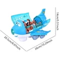 thumbnail image 2 of Airplane Toy, Electric Sound Light Airliner Toys, Volume Revolving Passenger Plane Toy, Airplane Model Parent-Child Toys For Boys Girls, Kids Toys 1*, 2 of 2