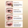 thumbnail image 3 of Waterproof Eyeshadow Stick 3-in-1 Gradient Pen 3 Shades Cream Eyeshadow Pencil Matte Shimmer Long-Lasting Eye Makeup, 3 of 7