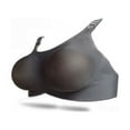 thumbnail image 1 of Redempat Breast Forms Fake Boobs Prosthesis Bra Removable A-D Cup Bra Mastectomy Black Men/C Cup, 1 of 6